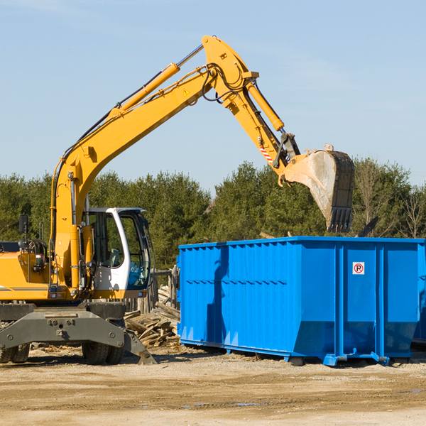 are there any restrictions on where a residential dumpster can be placed in Rockdale County Georgia